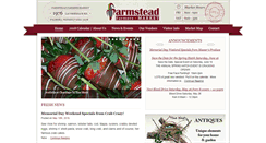Desktop Screenshot of farmsteadmarket.com